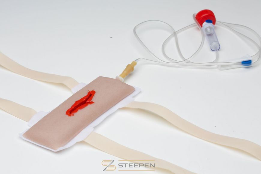 Wound Simulator with Bleeding Simulation