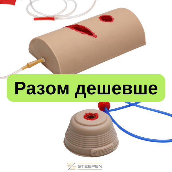 Набір тренажерів для тампонування ранового каналу 1+1 202331 фото